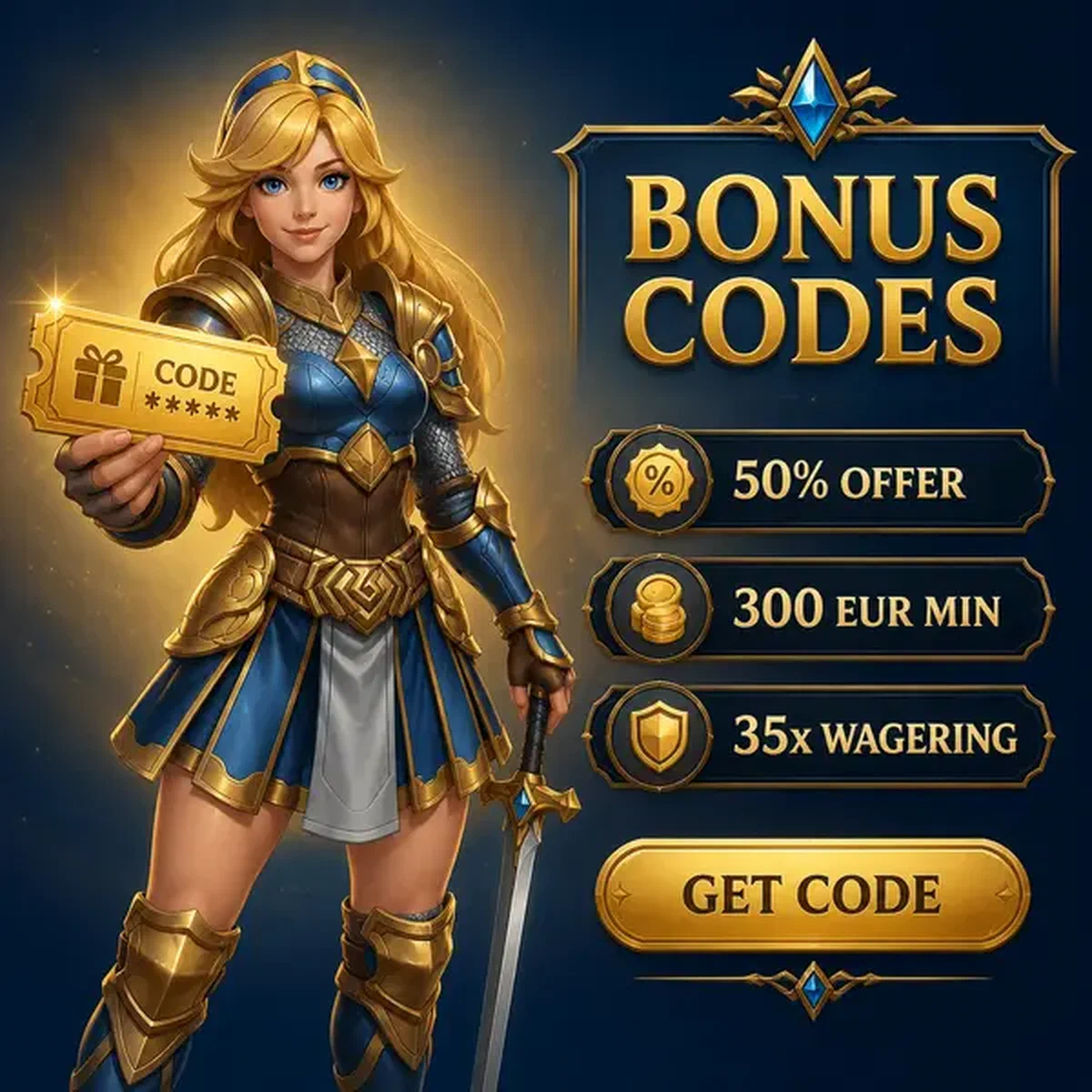Schildmaid präsentiert Bonuscode-Gutschein im Bet On Red Casino Waffenlager